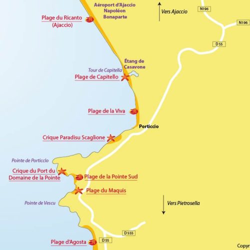 plan-plages-porticcio-corse